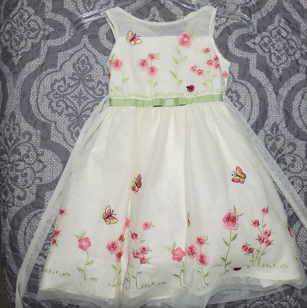 5t girls floral dress